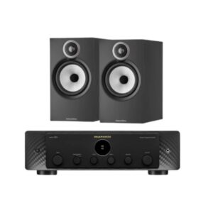 Bowers & Wilkins 606 S3 Bookshelf Speakers plus Marantz Model 60N Amplifier
