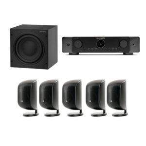 Bowers & Wilkins M1 5.1 Speaker Package (Black) With Marantz Cinema 70 Receiver