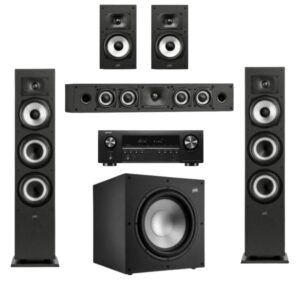 Polk Monitor XT60 5.1 Speaker Package plus Denon AVR-S670H Amplifier